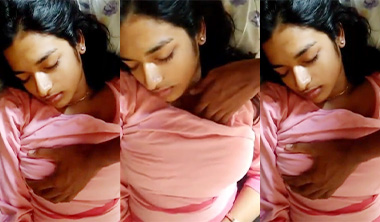 Indian Brother Press Sleeping Sexy Sister Boobs Nude