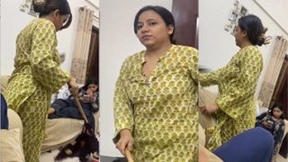 Horny Desi Wife Doggy Style Hard Fucking Moaning Sex