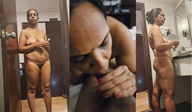 Telugu Mature Aunty Blowjob – Fucking With BF Leaked Nude